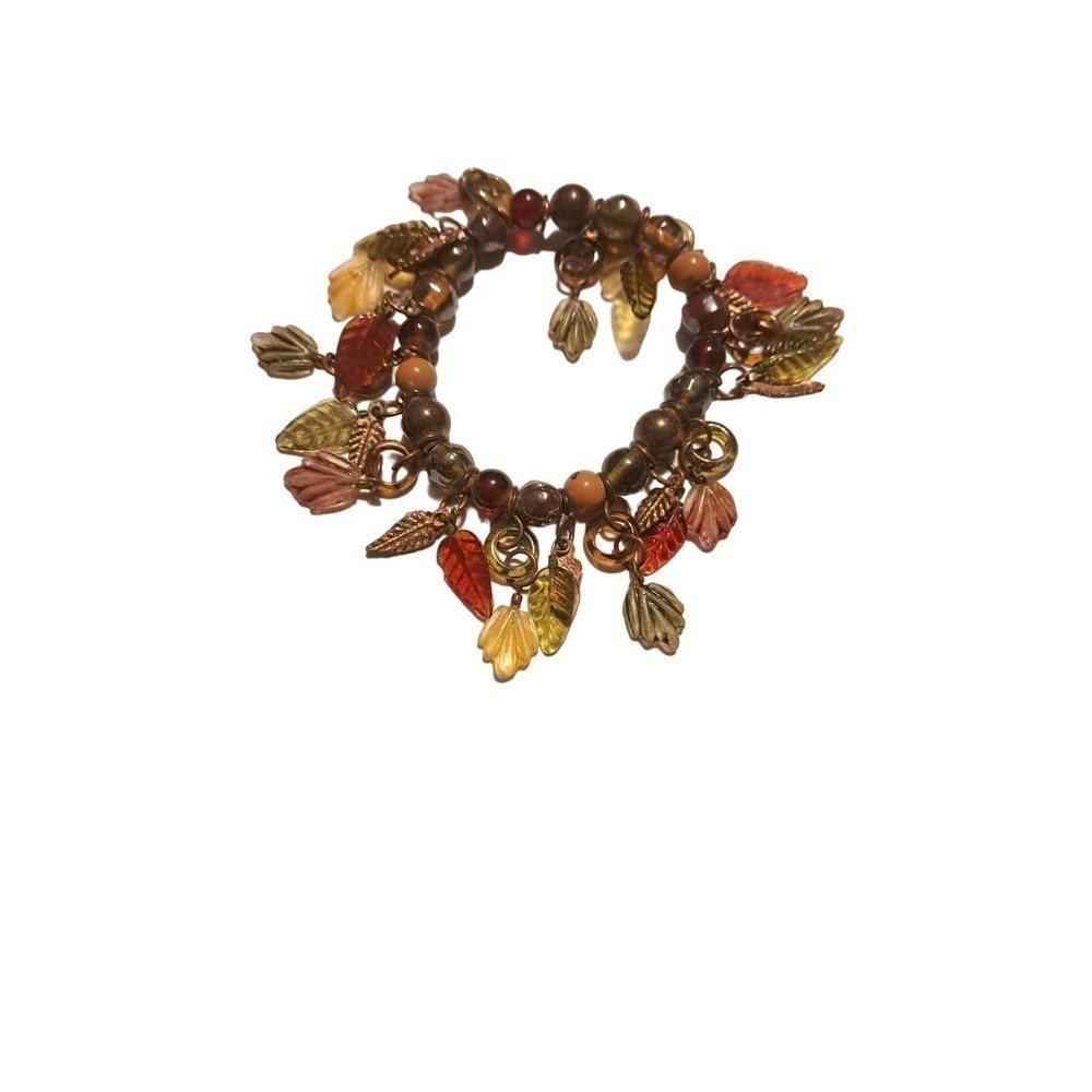 Harvest Autumn Leaves Handmade Bracelet